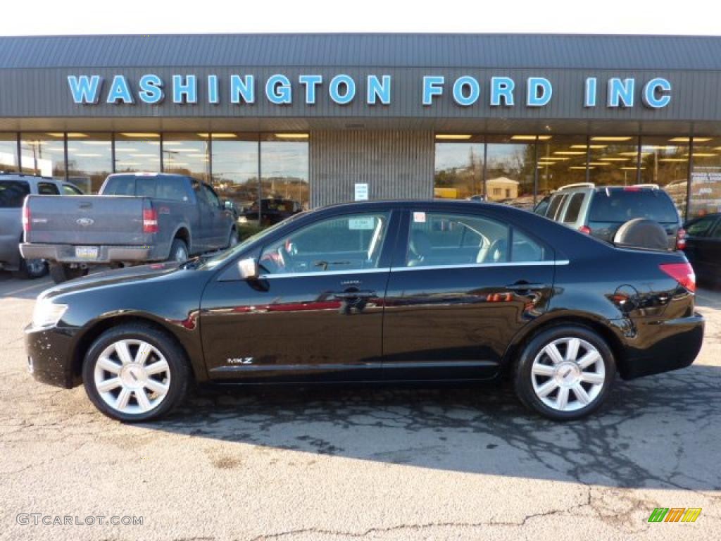 2008 MKZ Sedan - Black / Dark Charcoal photo #1