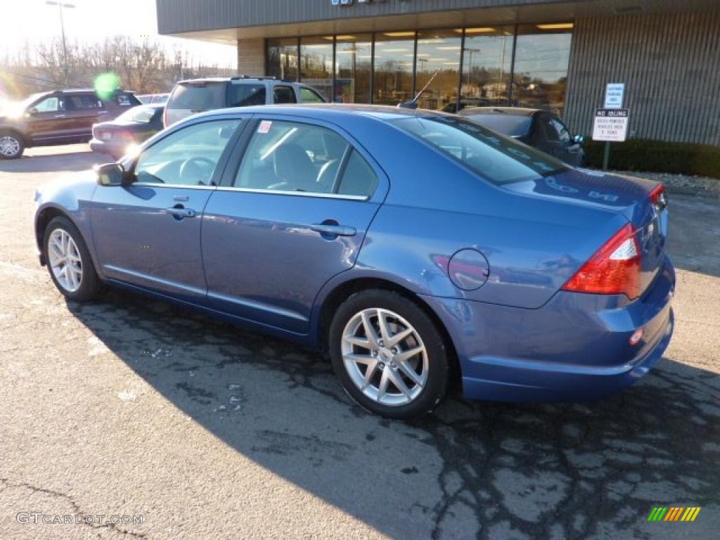 2010 Fusion SEL V6 AWD - Sport Blue Metallic / Charcoal Black photo #2