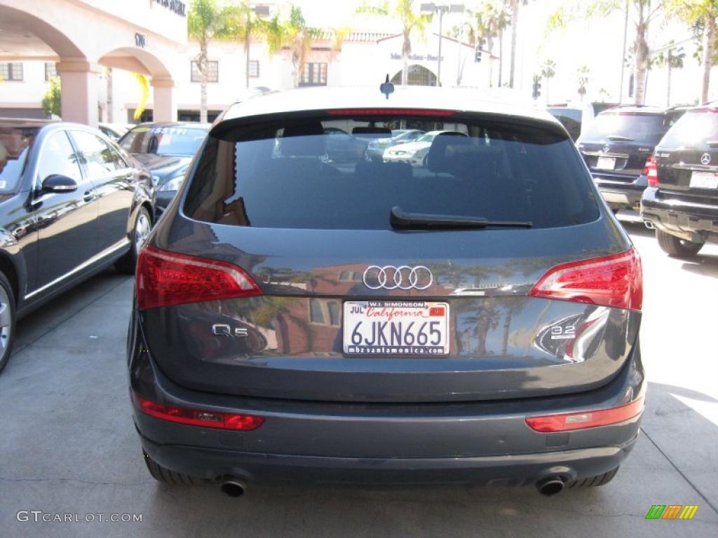 2009 Q5 3.2 Premium quattro - Meteor Gray Pearl Effect / Black photo #3