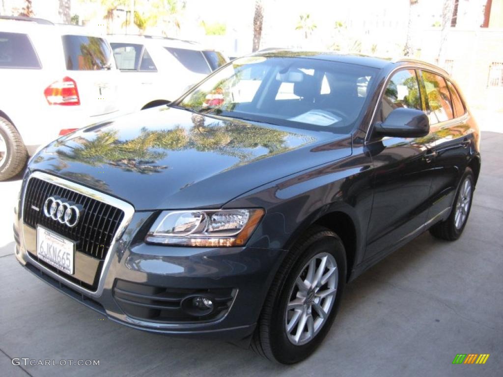 2009 Q5 3.2 Premium quattro - Meteor Gray Pearl Effect / Black photo #7