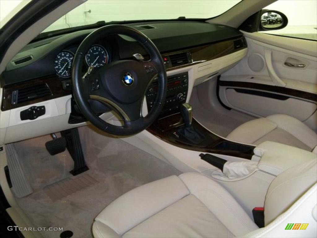 2008 3 Series 335xi Coupe - Sparkling Graphite Metallic / Cream Beige photo #11