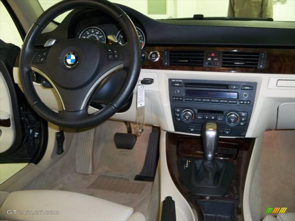 2008 3 Series 335xi Coupe - Sparkling Graphite Metallic / Cream Beige photo #15