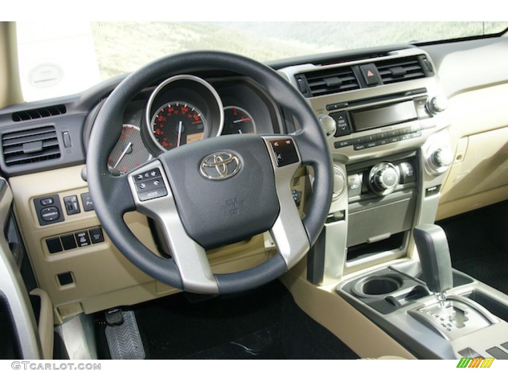 2011 Toyota 4Runner SR5 4x4 Sand Beige Dashboard Photo #45268592