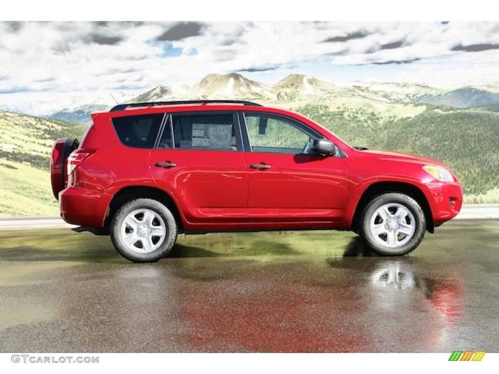 Barcelona Red Metallic 2011 Toyota RAV4 I4 4WD Exterior Photo #45269340