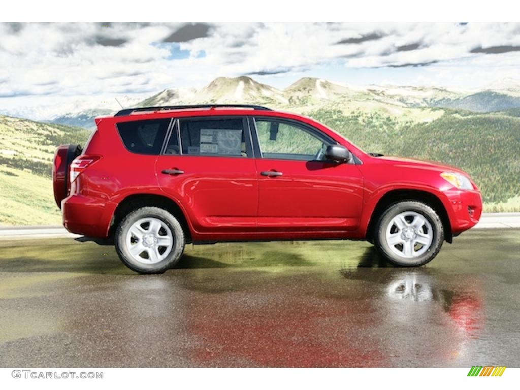 2011 RAV4 I4 4WD - Barcelona Red Metallic / Sand Beige photo #2