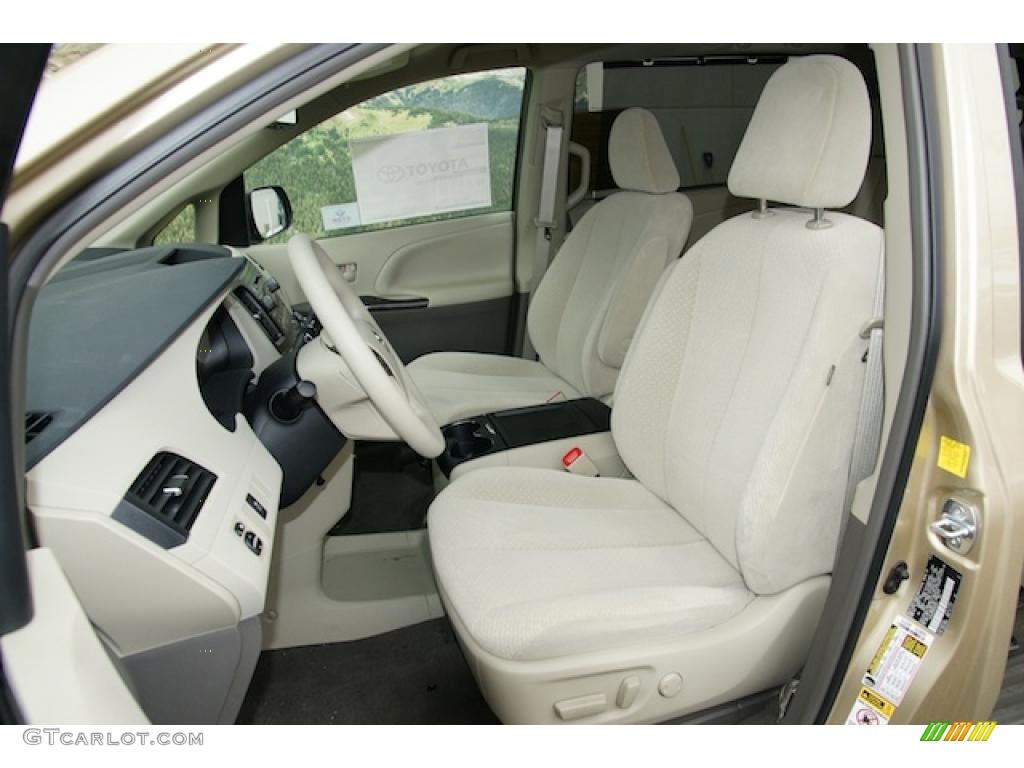 Bisque Interior 2011 Toyota Sienna LE AWD Photo #45269572