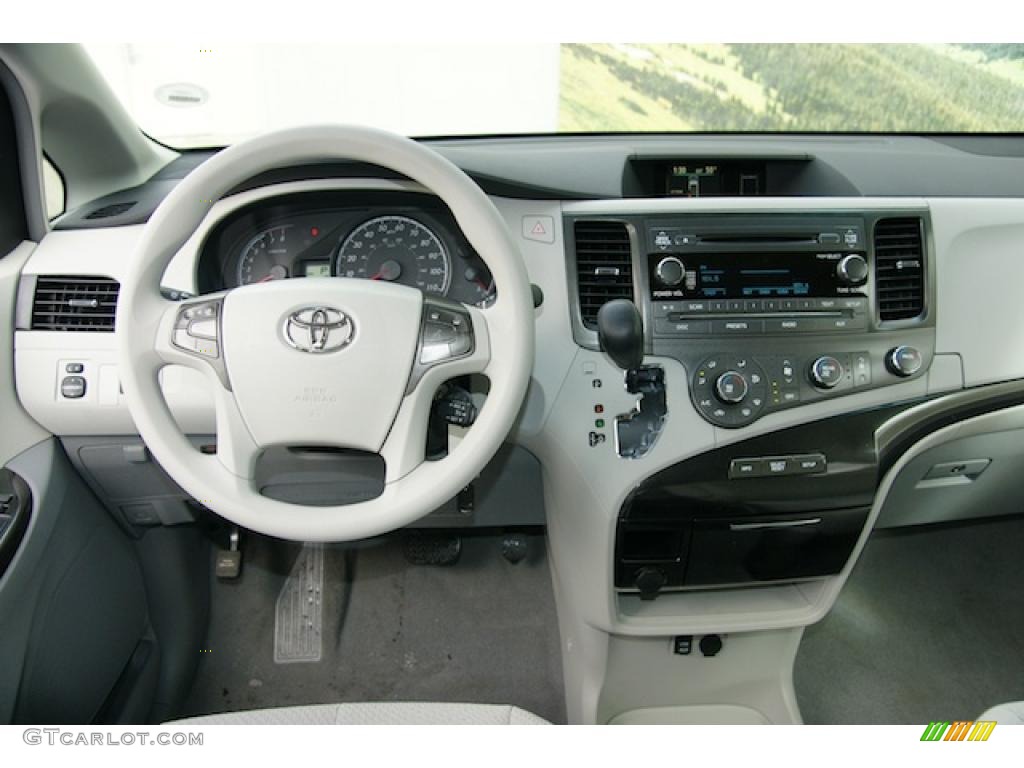2011 Toyota Sienna LE AWD Light Gray Dashboard Photo #45269820