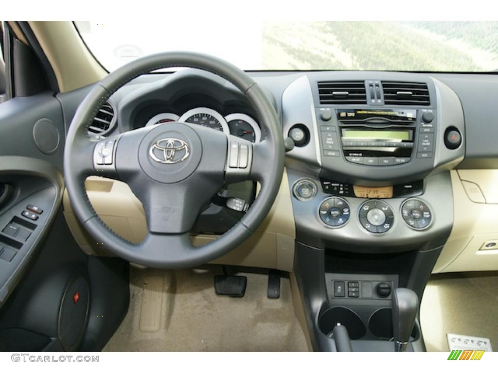 2011 Toyota RAV4 V6 Limited 4WD Sand Beige Dashboard Photo #45270504