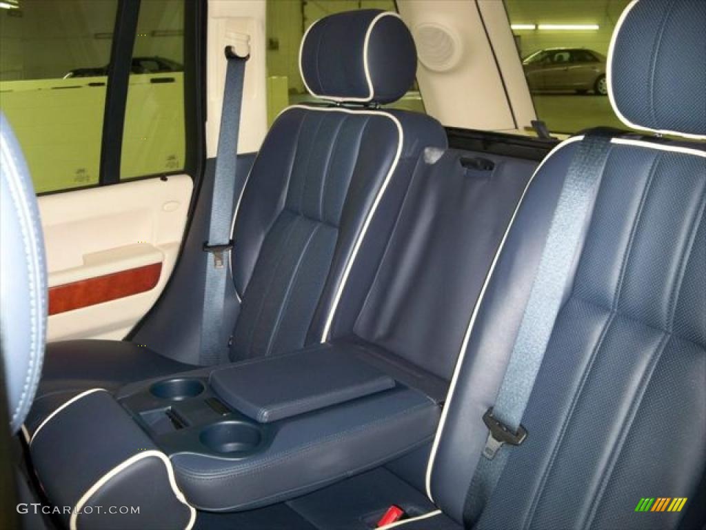 Navy Blue/Ivory Interior 2008 Land Rover Range Rover V8 HSE Photo #45271136
