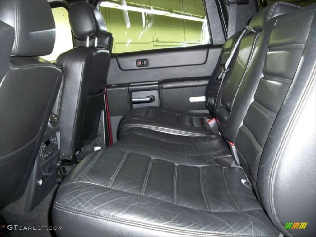 Ebony Black Interior 2007 Hummer H2 SUV Photo #45271556