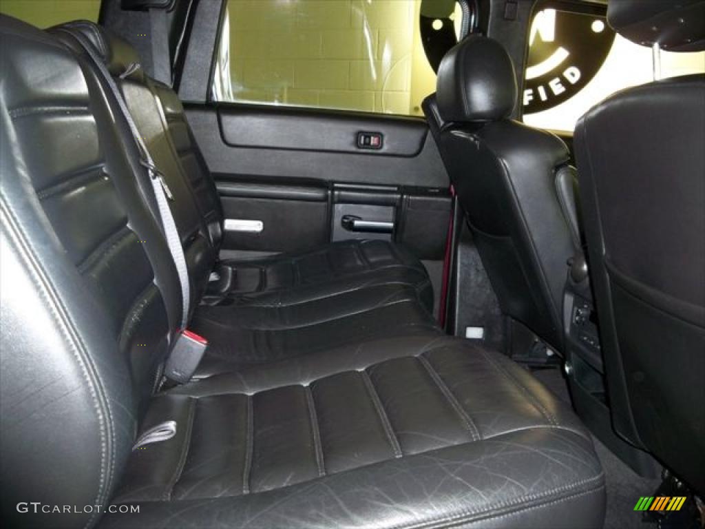 Ebony Black Interior 2007 Hummer H2 SUV Photo #45271592
