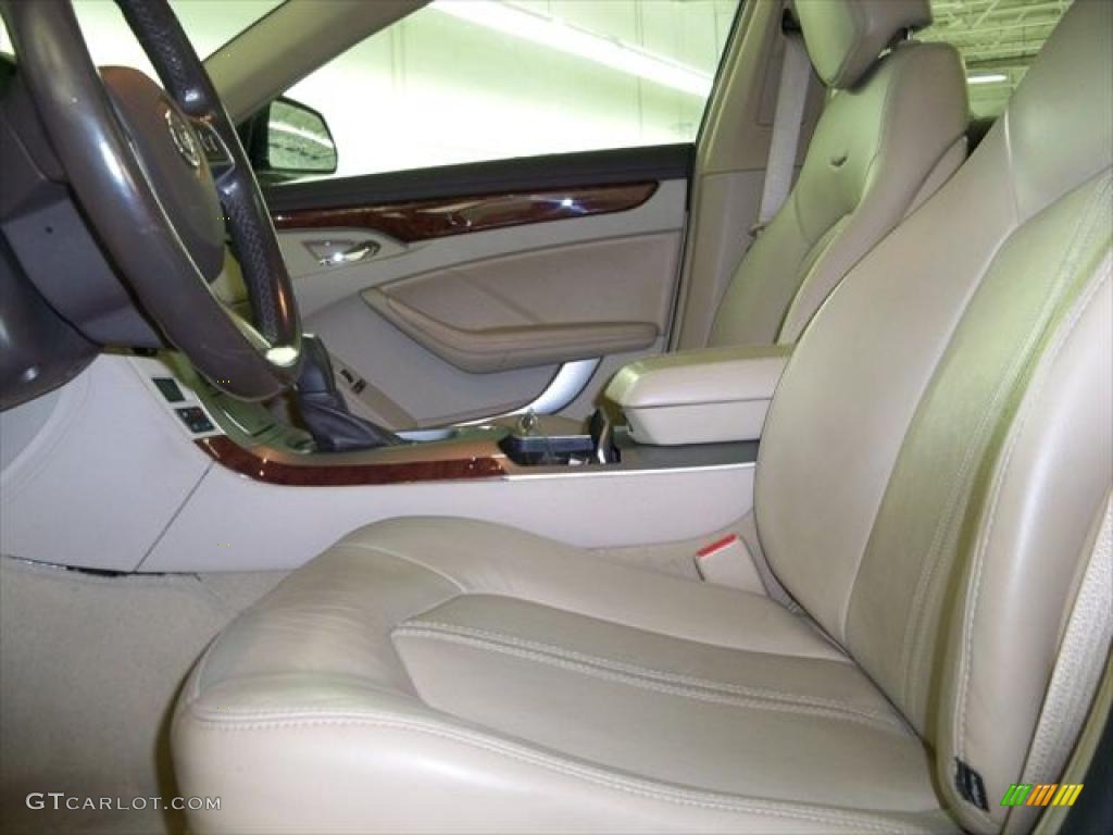 Cashmere/Cocoa Interior 2008 Cadillac CTS Sedan Photo #45271652