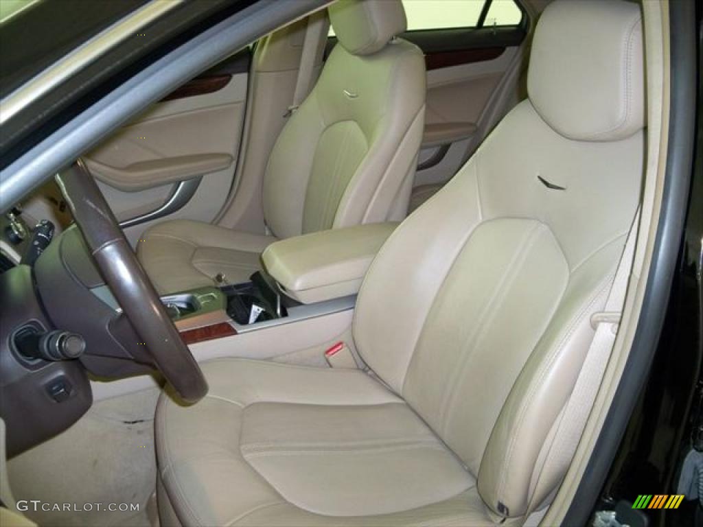 Cashmere/Cocoa Interior 2008 Cadillac CTS Sedan Photo #45271656