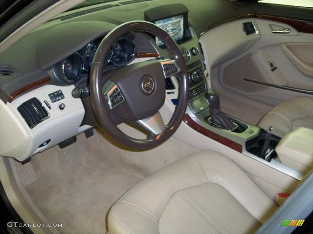 Cashmere/Cocoa Interior 2008 Cadillac CTS Sedan Photo #45271664