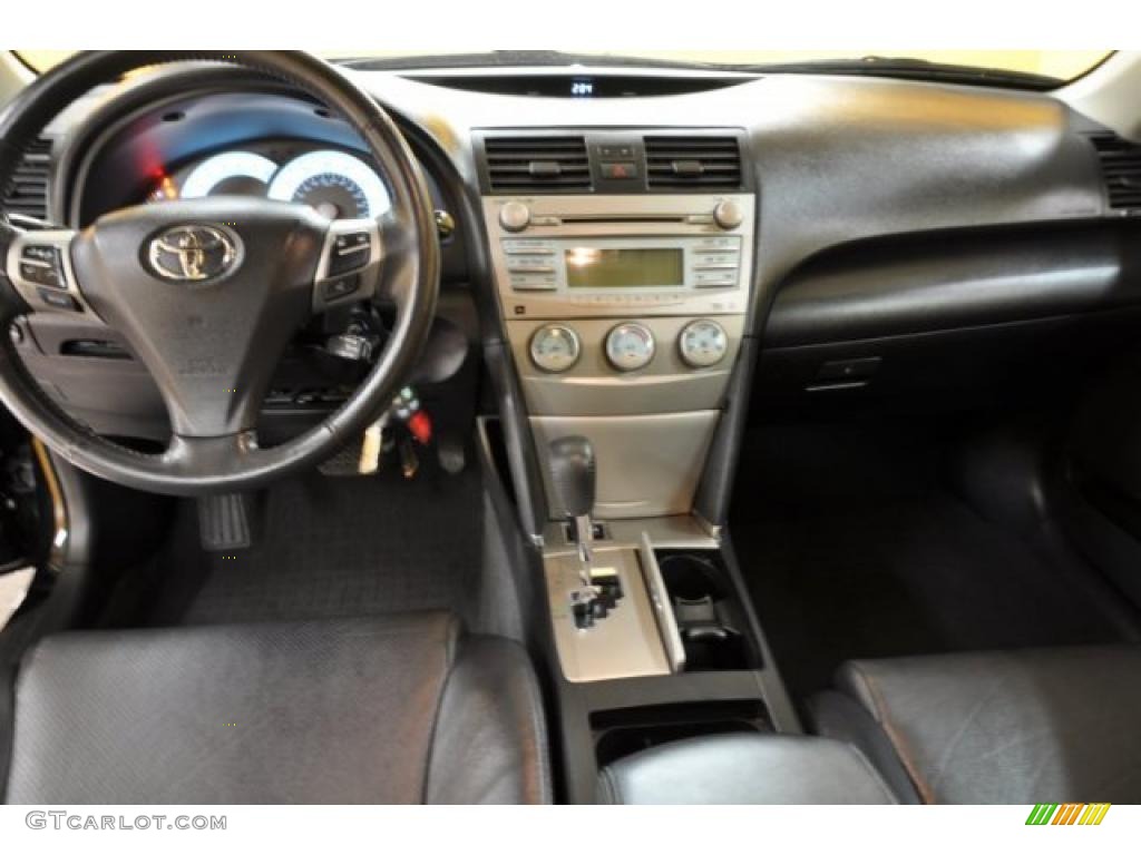 2007 Camry SE V6 - Black / Dark Charcoal photo #5