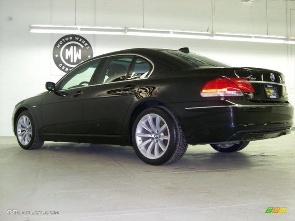2008 7 Series 750i Sedan - Jet Black / Black photo #8
