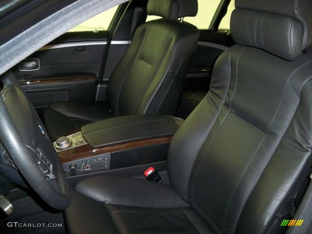 2008 7 Series 750i Sedan - Jet Black / Black photo #10