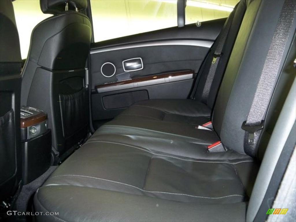 2008 7 Series 750i Sedan - Jet Black / Black photo #12