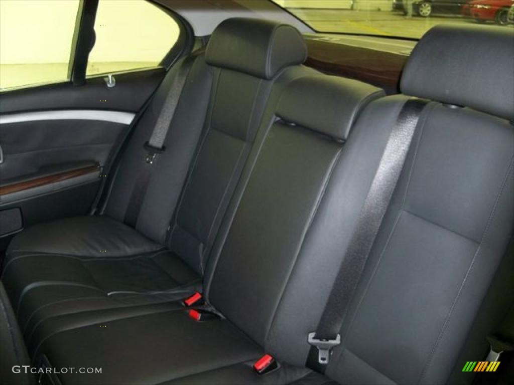 2008 7 Series 750i Sedan - Jet Black / Black photo #13