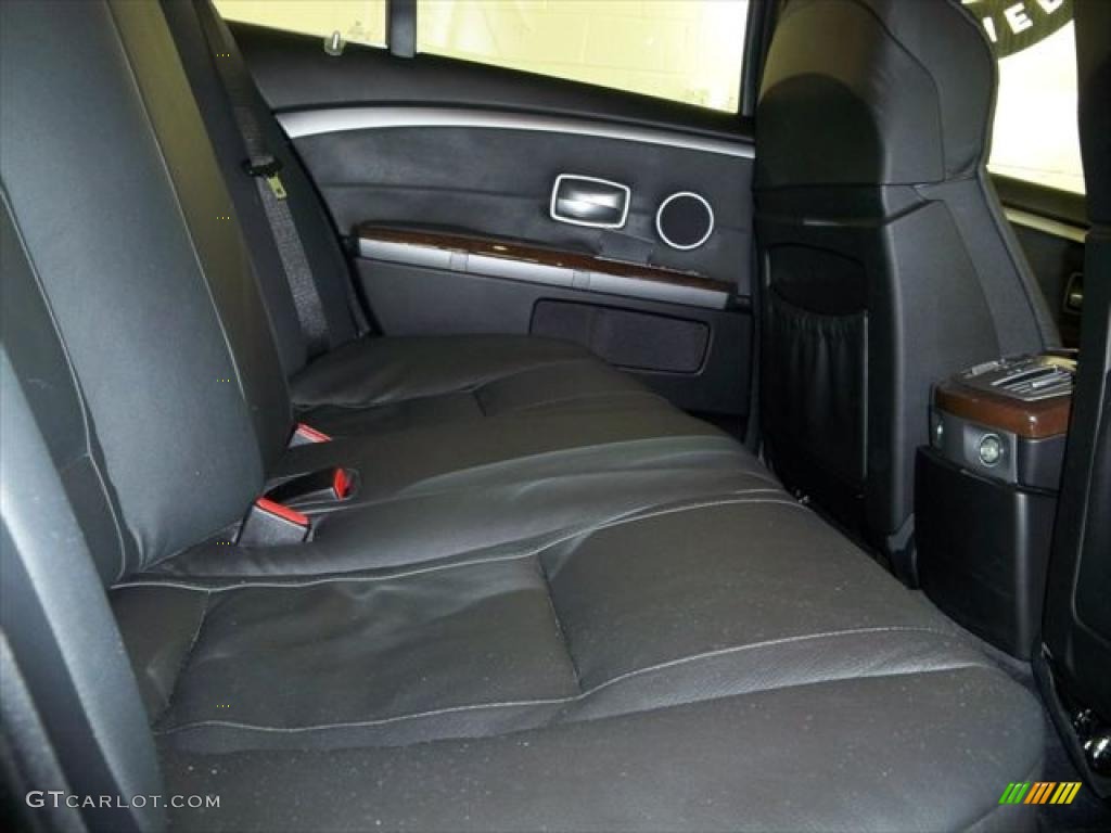 2008 7 Series 750i Sedan - Jet Black / Black photo #16