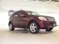 2008 Barolo Red Metallic Mercedes-Benz ML 350 4Matic  photo #3