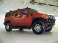 Sunset Orange Metallic 2003 Hummer H2 SUV Exterior