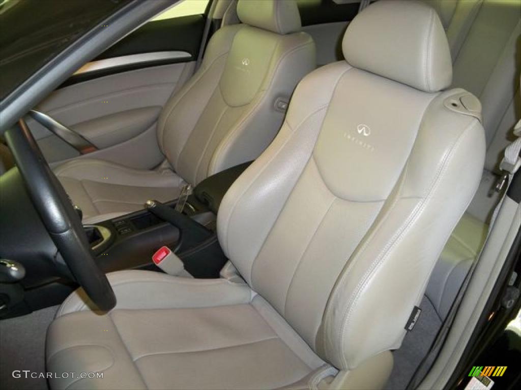 Stone Interior 2008 Infiniti G 37 S Sport Coupe Photo #45274953
