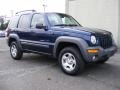 2002 Patriot Blue Pearlcoat Jeep Liberty Sport 4x4  photo #2