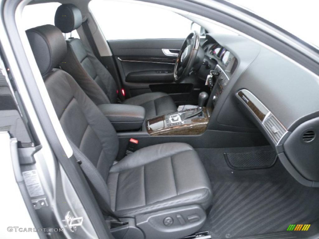 Ebony Interior 2006 Audi A6 4.2 quattro Sedan Photo #45276721