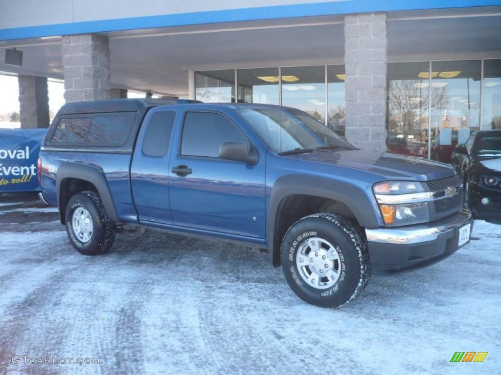 2006 Colorado Z71 Extended Cab 4x4 - Superior Blue Metallic / Medium Pewter photo #1