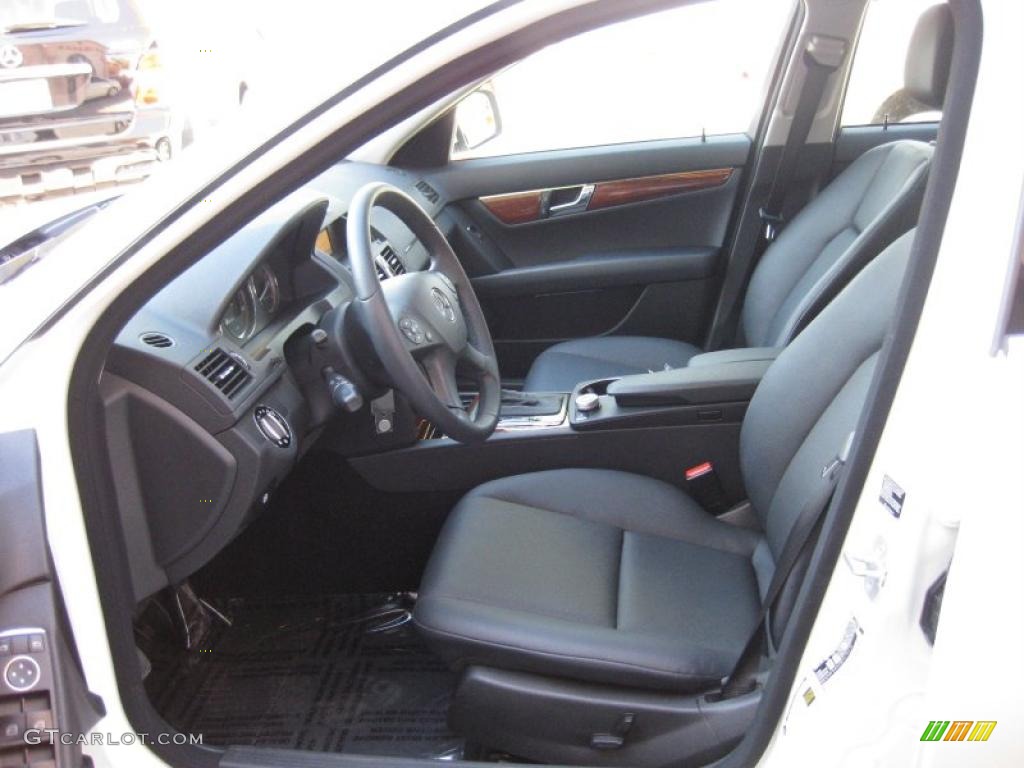 Black Interior 2008 Mercedes-Benz C 300 Luxury Photo #45277906