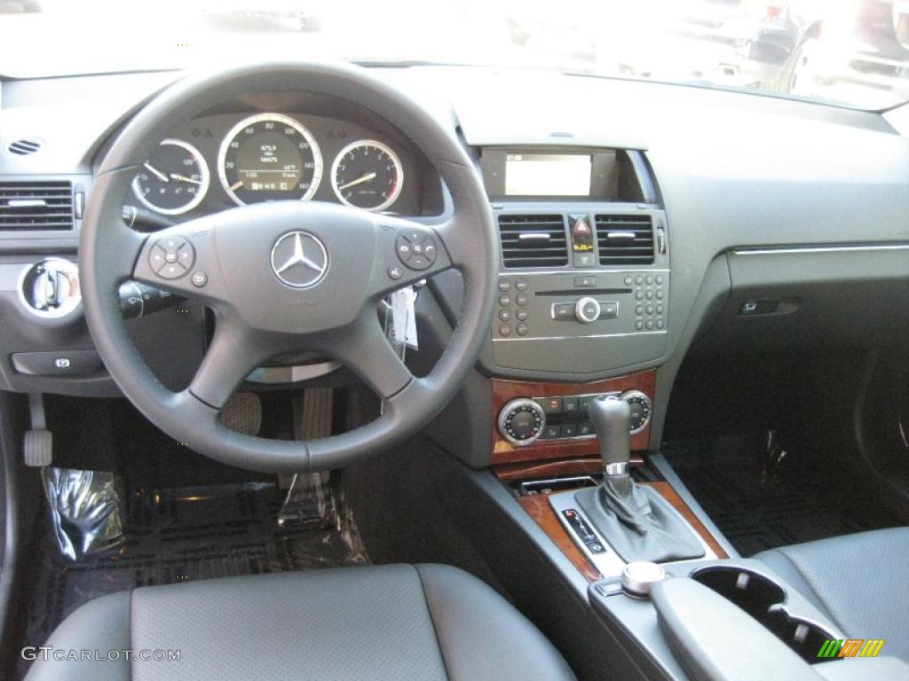 Black Interior 2008 Mercedes-Benz C 300 Luxury Photo #45277937