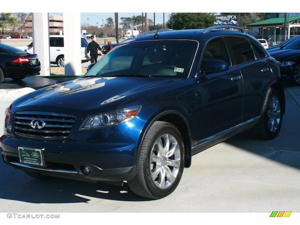 2007 FX 45 AWD - Sapphire Blue Metallic / Graphite photo #7