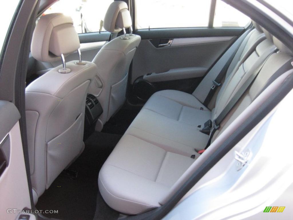 Grey/Black Interior 2008 Mercedes-Benz C 300 Sport Photo #45278333