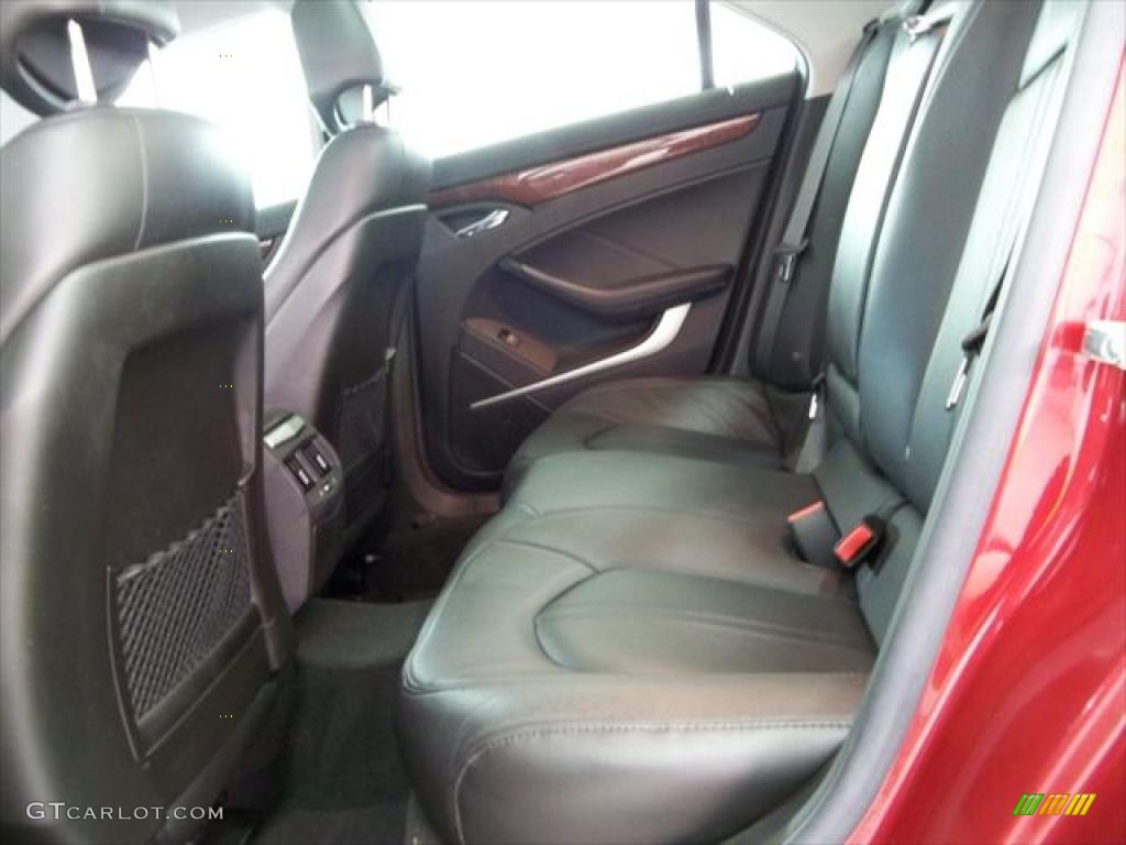 Ebony Interior 2008 Cadillac CTS 4 AWD Sedan Photo #45279670