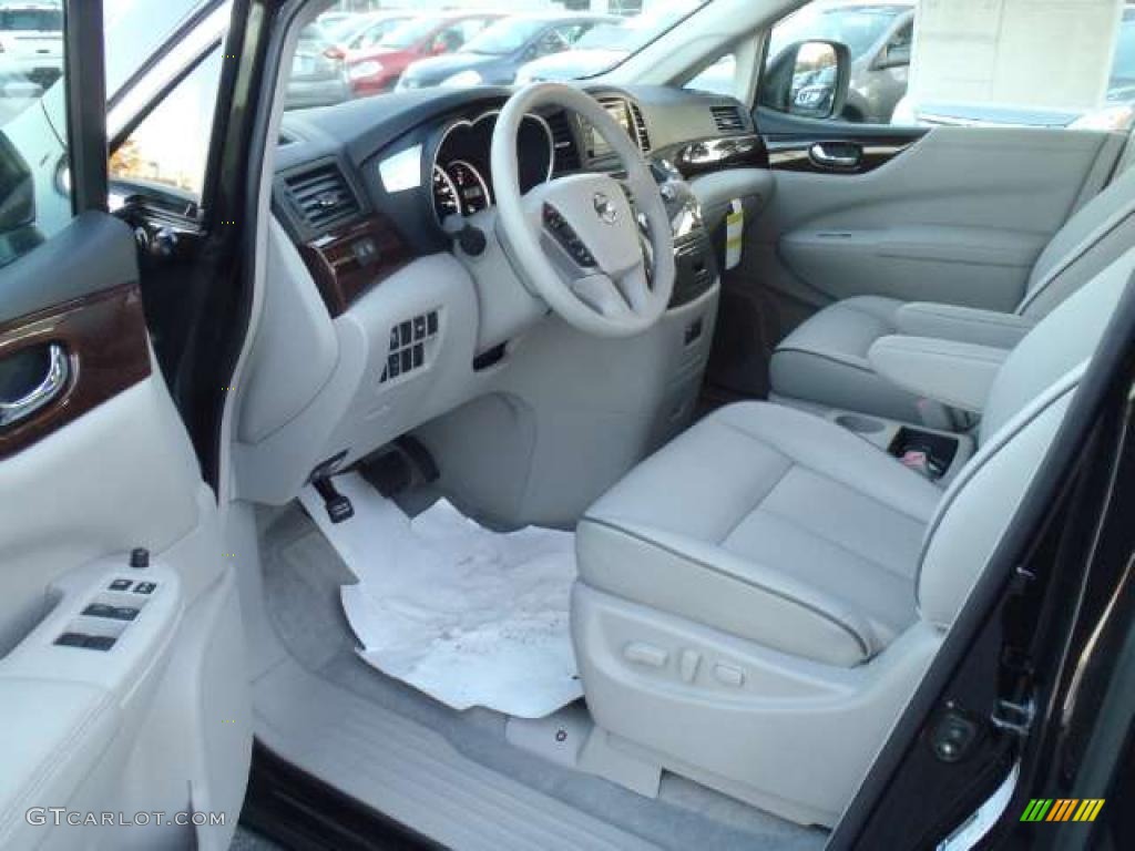 Gray Interior 2011 Nissan Quest 3.5 SL Photo #45283179