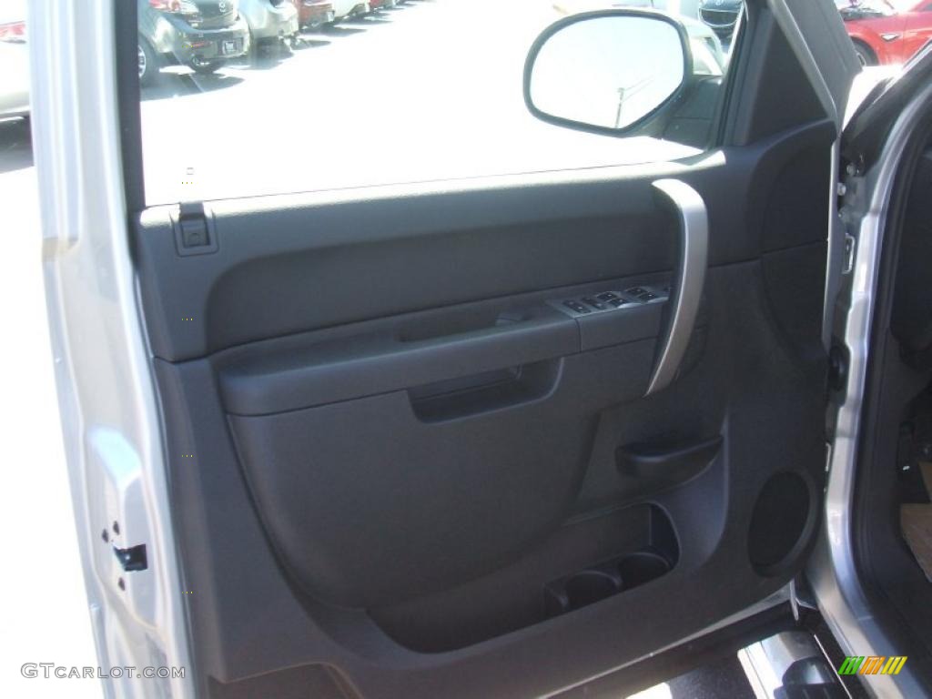 2011 Silverado 1500 LT Crew Cab - Sheer Silver Metallic / Ebony photo #6