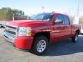2011 Victory Red Chevrolet Silverado 1500 LS Extended Cab  photo #3