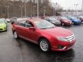 2010 Sangria Red Metallic Ford Fusion SEL V6  photo #5