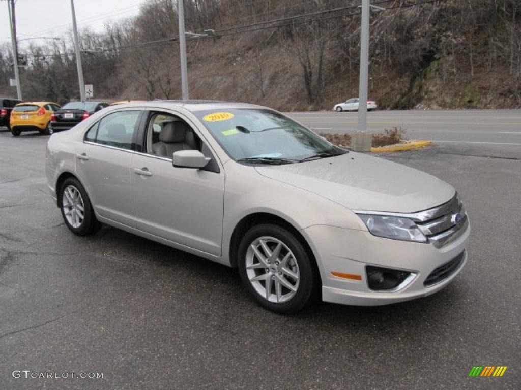 2010 Fusion SEL V6 - Smokestone Metallic / Medium Light Stone photo #4