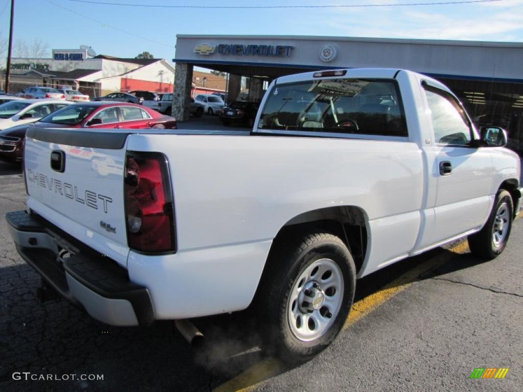 2005 Silverado 1500 Regular Cab - Summit White / Dark Charcoal photo #6