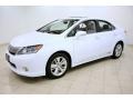 Aurora White Pearl 2010 Lexus HS 250h Hybrid Premium Exterior
