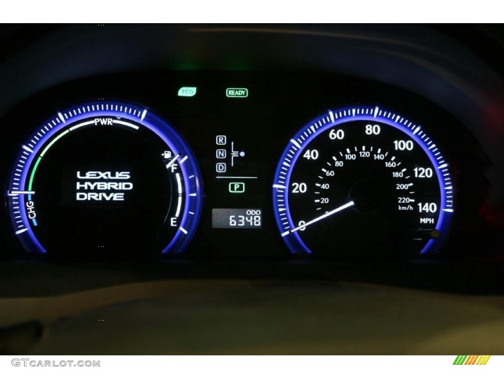 2010 Lexus HS 250h Hybrid Premium Gauges Photo #45287163