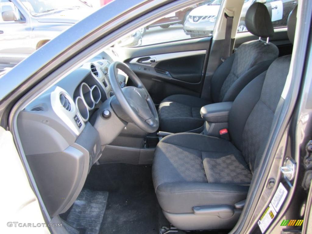 Ebony Interior 2009 Pontiac Vibe Standard Vibe Model Photo #45287755