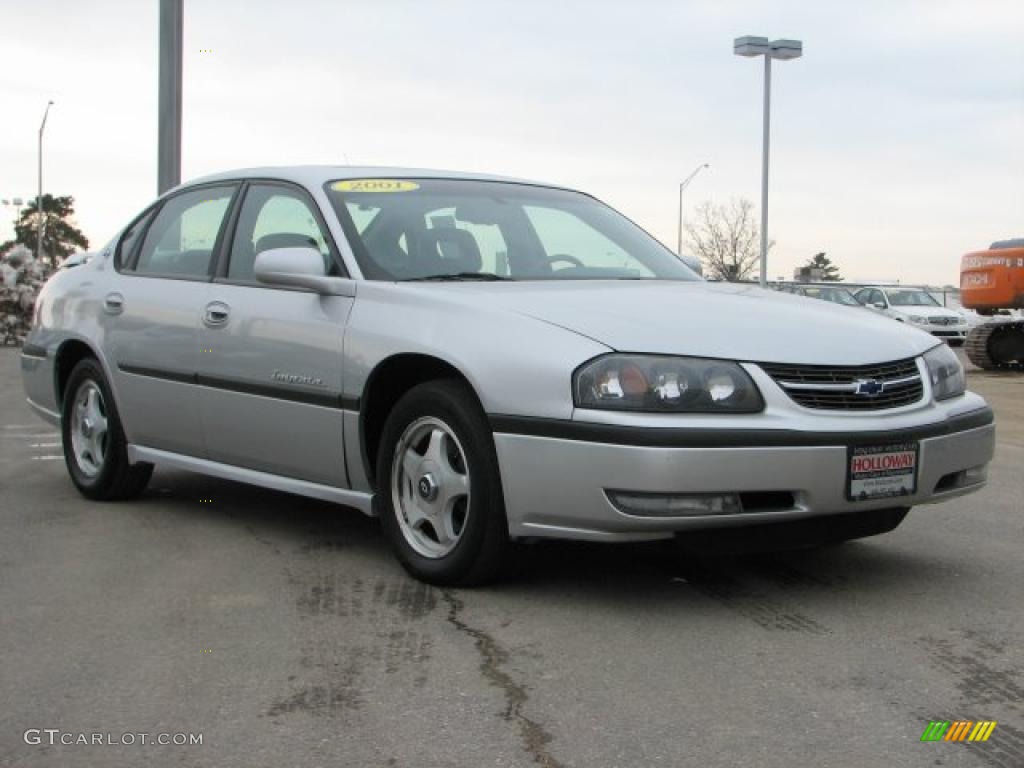 2001 Impala LS - Galaxy Silver Metallic / Medium Gray photo #3