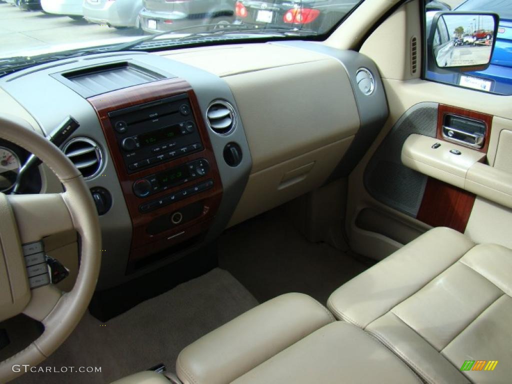 2006 F150 Lariat SuperCrew 4x4 - Oxford White / Tan photo #20