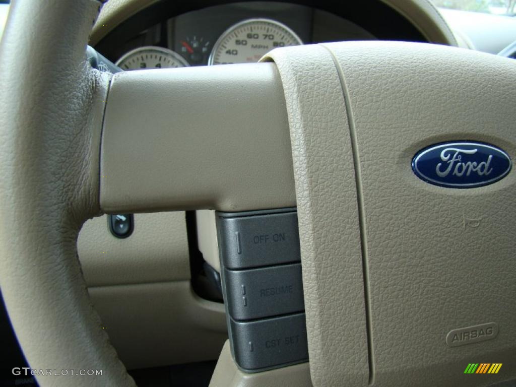2006 F150 Lariat SuperCrew 4x4 - Oxford White / Tan photo #25