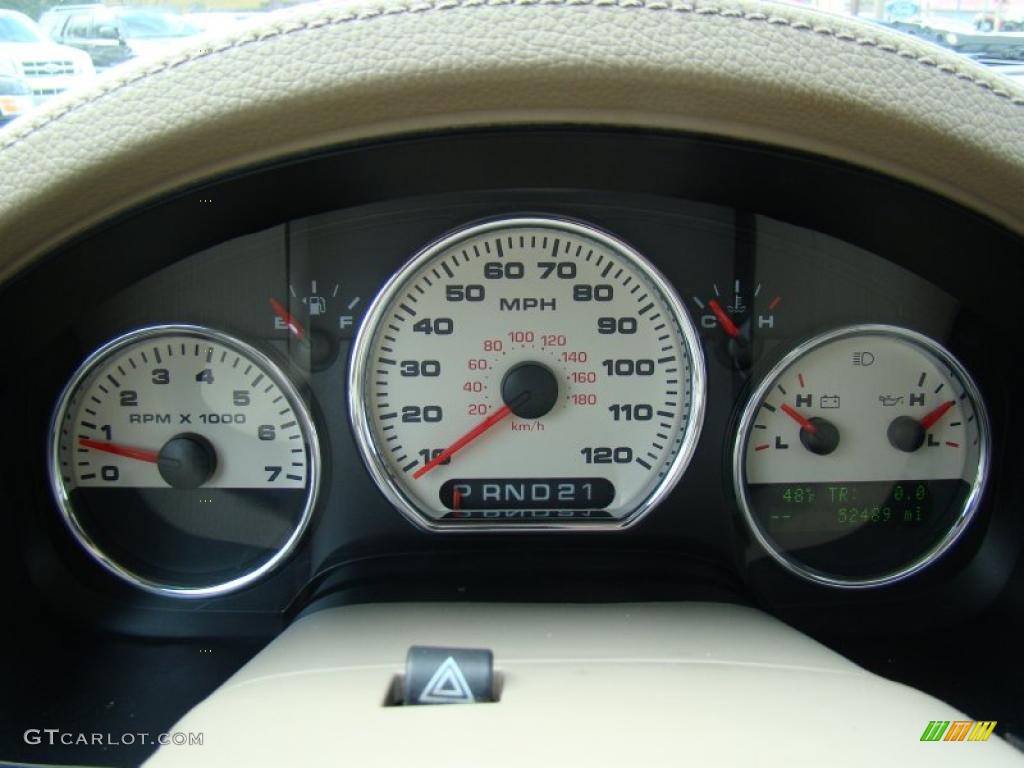 2006 F150 Lariat SuperCrew 4x4 - Oxford White / Tan photo #27