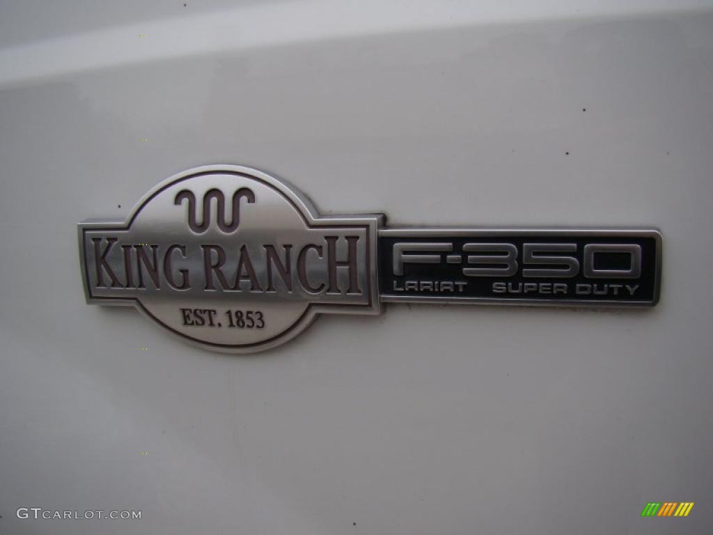 2004 Ford F350 Super Duty King Ranch Crew Cab 4x4 Dually Marks and Logos Photo #45290208
