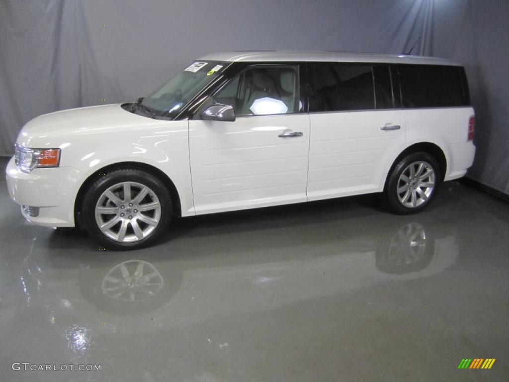 2009 Flex Limited AWD - White Suede Clearcoat / Medium Light Stone photo #3